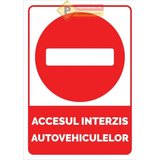 indicatorul accesul interzice vehiculelor