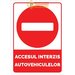 indicatorul accesul interzice vehiculelor